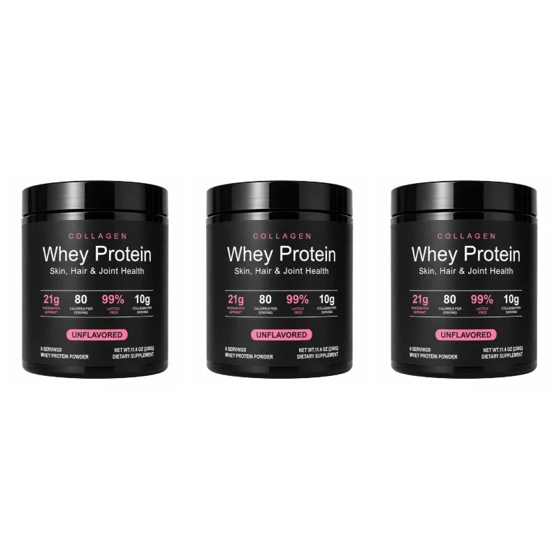 Unflavored Whey Collagen Powder