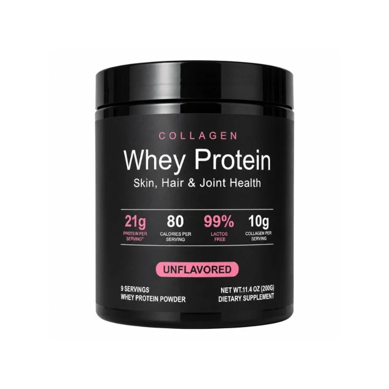 Unflavored Whey Collagen Powder