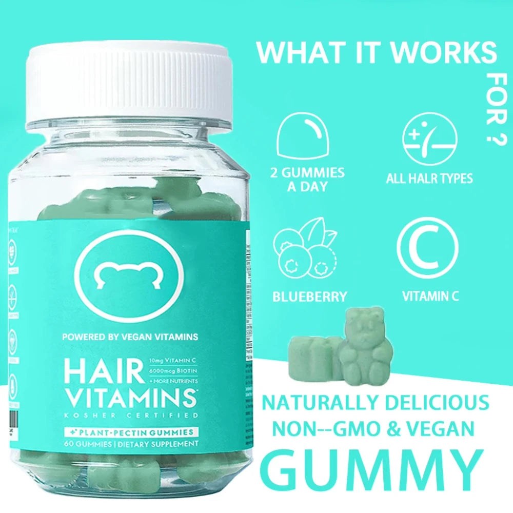 Vegan Hair Vitamins Gummies