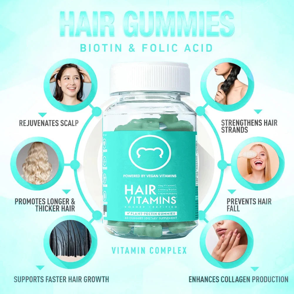 Vegan Hair Vitamins Gummies