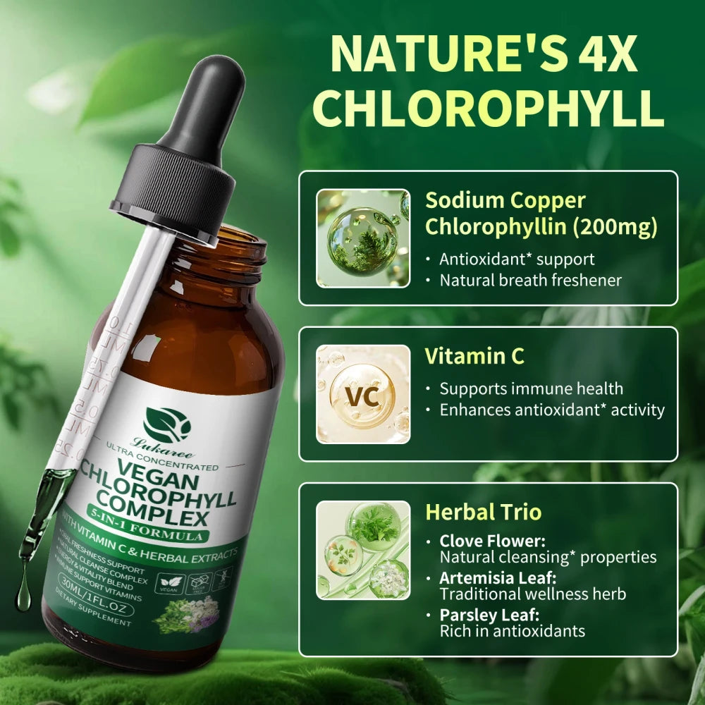 Chlorophyll Liquid Drops