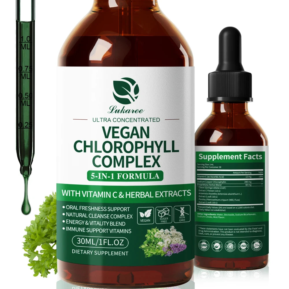 Chlorophyll Liquid Drops