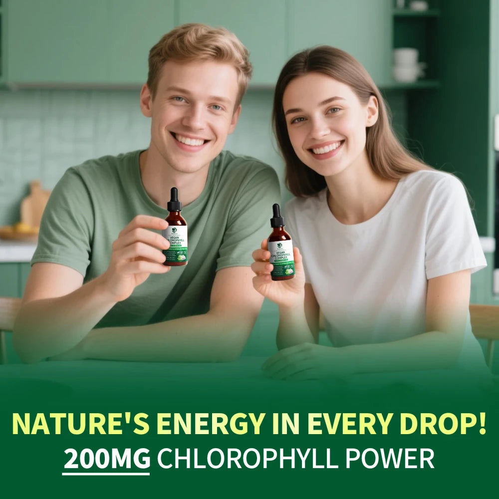 Chlorophyll Liquid Drops