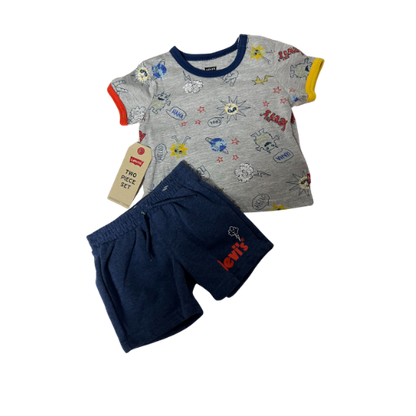 Levi's T-shirt and Shorts set